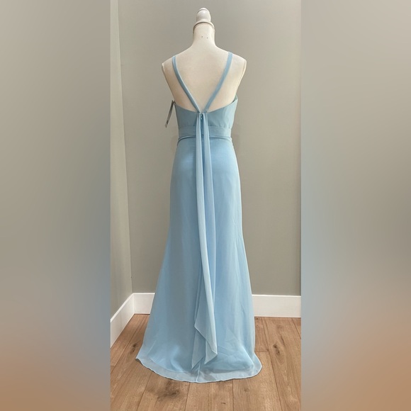 🌟3x Host Pick🌟Women’s Blue Christina Wu Chiffon Gown - Picture 10 of 12